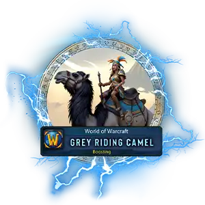 Grey Riding Camel Boosting WoW Cataclysm